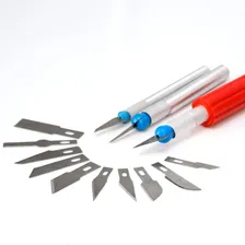 Kit Estilete Precisão 16 Pçs E Kit Pinça Foto mini 4
