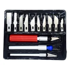 Kit Estilete Precisão 16 Pçs Tipo Bisturi Foto mini 3