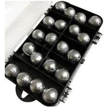 Kit Estojo Com Chumbada Para Pesca Bola 50 Gramas Foto mini  3