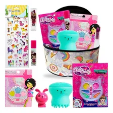 Kit Estojo Maquiagem Infantil Maleta Completa Foto  mini 1