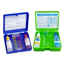 Kit Estojo Teste Ph Cloro E Alcalinidade Piscina Completo Foto  mini 1
