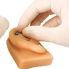 Kit Expositor De Silicone Nude Orelha Direita E Esquerda Foto mini 4