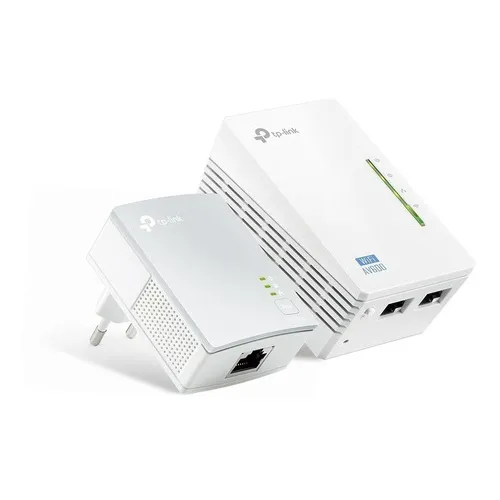 Kit extensor Powerline WiFi Av600 300Mbps TP-Link cor branca Foto 1