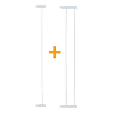 Kit Extensor Prolongador 10cm + 5cm Para Portão Grade Pet Cor Branco Foto mini 1