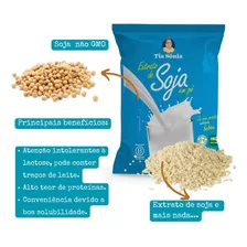 Kit Extrato Leite De Soja Pó Solúvel 200g Cada Tia Sônia Foto mini  3