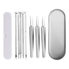 Kit Extrator Removedor De Cravo Espinhas Acne 7 Pinças Foto  mini 1