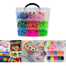 Kit Fabrica Maleta De Elásticos Pulseiras Infantil Foto mini 4