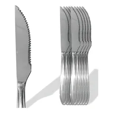 Kit Faca Mesa Churrasco Inox - 12 Peças Linha Classic Foto  mini 1