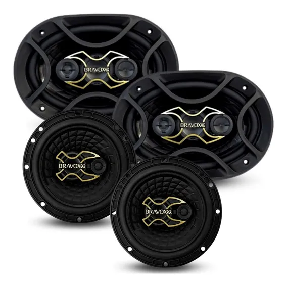 Kit Fácil Bravox Alto Falante 6x9 + 6 240w Rms Linha Gold Foto 1