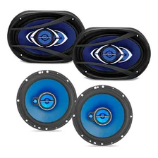 Kit Fácil Falante 6x9 Pol + 6 Pol 280w Linha Class Hurricane Foto mini 1