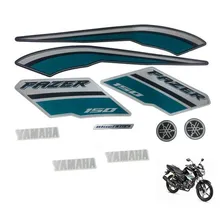 Kit Faixa Adesiva Yamaha Fazer 250 2016 Blue Flex Vinho Foto  mini 1