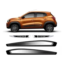 Kit Faixa Adesivo Aplique Lateral Renault Kwid Intense Kit02 Foto mini 1