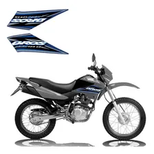 Kit Faixa Adesivo Bros Nxr 125 Es Azul 2005 Foto  mini 1