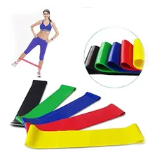 Kit Faixa Elastica Fisioterapia Pilates Hidrolight Exercicio Foto  mini 1