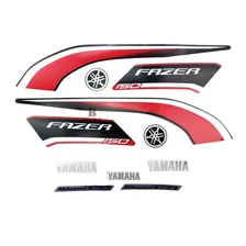 Kit Faixa Jogo Adesivo Fazer 150 Ed 2014 / 2015 Vermelha Foto mini 1