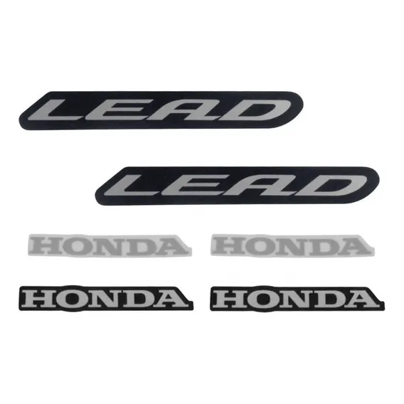 Kit Faixa Jogo Adesivo Lead 110 2014 2015 Preta Foto 1