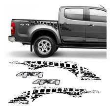 Kit Faixa Lateral Preto S10 2013/2019 + Adesivo 4x4 Foto  mini 1