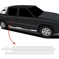 Kit Faixa Lateral S10 Executive 2007/2008 Cabine Dupla Foto  mini 1