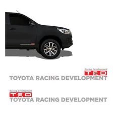 Kit Faixa Toyota Hilux Racing Development Cinza Foto mini 1