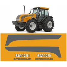Kit Faixas Adesivas Compatível Trator Valtra Bm125i Comp Foto  mini 1