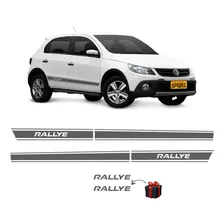 Kit Faixas Adesivos Gol Rallye 2011 G5 Mod Original Grafite Foto  mini 1