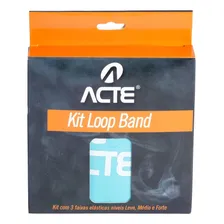 Kit Faixas Loop Band 3 Intensidades T234 Acte Sports Foto mini 4