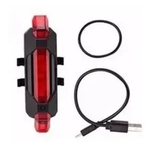 Kit Farol Bike C/ Buzina Recarregável + Sinalizador Traseiro Foto mini 2