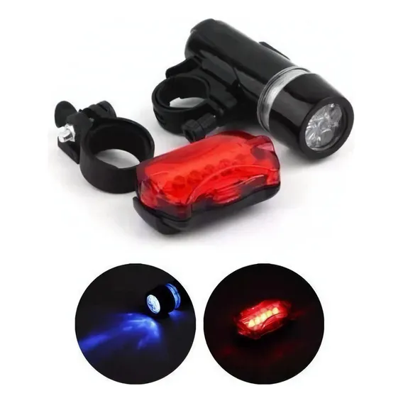 Kit Farol E Lanterna Para Bike Foto 1