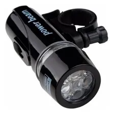 Kit Farol Para Bike Bicicleta Leds Dianteiro E Traseiro 089 Cor Preto Foto mini  3
