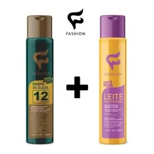 Kit Fashion - 3 Leite Siliconizado + 3 Banho De Óleos 400ml Foto mini 1