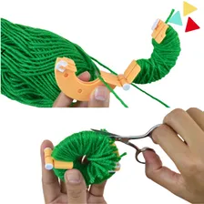 Kit Faz Pompom Círculo - 4 Tamanhos - Tear Para Fazer Pompom Foto mini 4