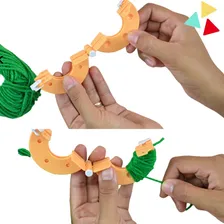 Kit Faz Pompom Círculo - 4 Tamanhos - Tear Para Fazer Pompom Foto mini 3