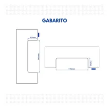 Kit Fechadura 1520ta E Contra Fechadura 1504ta Porta Vidro Cor Branca Foto mini  2