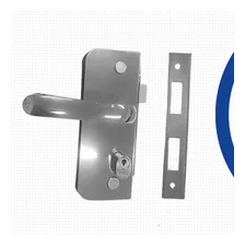 Kit Fechadura 1520ta E Contra Fechadura 1504ta Porta Vidro Cor Cromado Foto mini  2