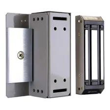 Kit Fechadura Magnética Eletroímã M150 Cinza C/ Sensor Ipec Foto mini  3
