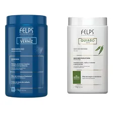 Kit Felps Banho De Verniz Felps 1kg + Btox Okra Em Massa 1kg Foto  mini 1