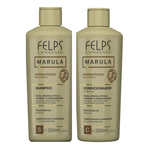 Kit Felps Marula Shampoo + Condicionador 250ml + Foto 1
