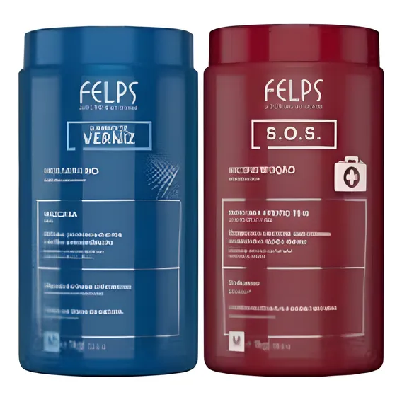 Kit Felps Xmix Cronograma Capilar S.os 1kg+verniz 1kg Foto 1