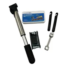 Kit Ferramenta Bike Bolsa Chave Bomba Remendo Reparo Foto mini 2