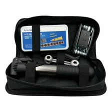 Kit Ferramenta Bike Bolsa Chave Bomba Remendo Reparo Foto mini 1
