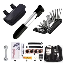 Kit Ferramenta Bike Bolsa Chave Bomba Remendo Reparo Foto mini 3