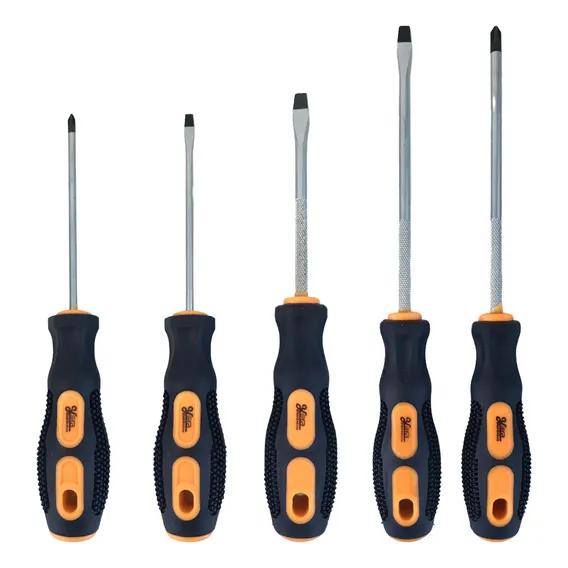Kit Ferramenta Chave Fenda E Philips Jogo 5 Peças/tamanhos Foto 1