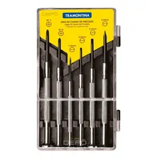 Kit Ferramenta Chave Fenda, Philips E Precisão Tramontina Foto mini 4