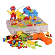 Kit Ferramenta Infantil Parafusadeira Brinquedo De Montar Foto mini 2