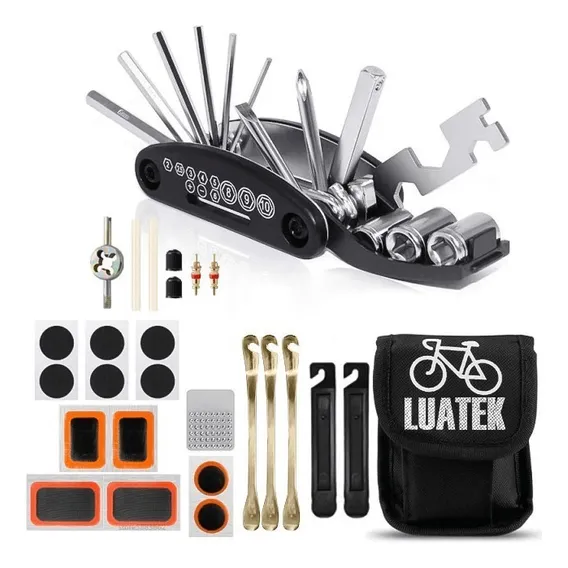 Kit Ferramenta Reparo Socorro Bicicleta Bike Ciclismo Foto 1