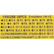 Kit Ferramentas 38 Chaves Celular Tablet Notebook Yaxun 6028 Foto mini 4