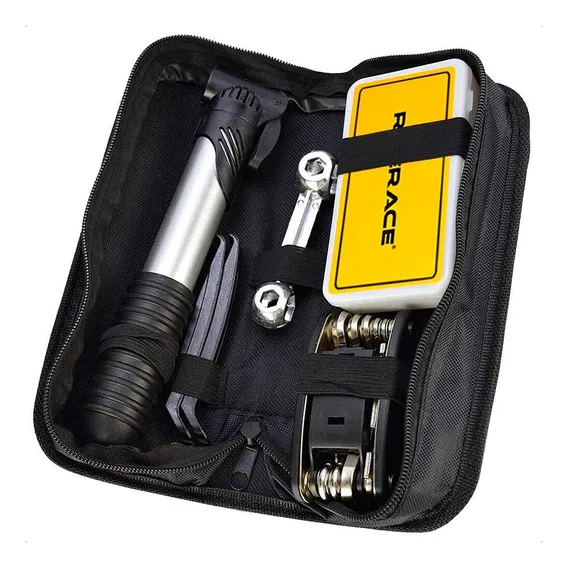 Kit Ferramentas Bicicleta Lorben Bomba Chaves Pneu Foto 1