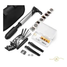 Kit Ferramentas Bike Chaves Remendo Reparo Pneu Bolsa Quadro Foto mini 2