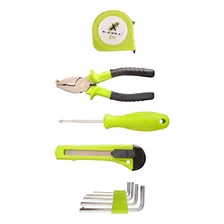 Kit Ferramentas Chaves,alicate,estilete E Fita Métrica 2m Foto mini 2