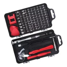 Kit Ferramentas Com 110 Pçs De Precisão Telefones Chaves Foto mini 3